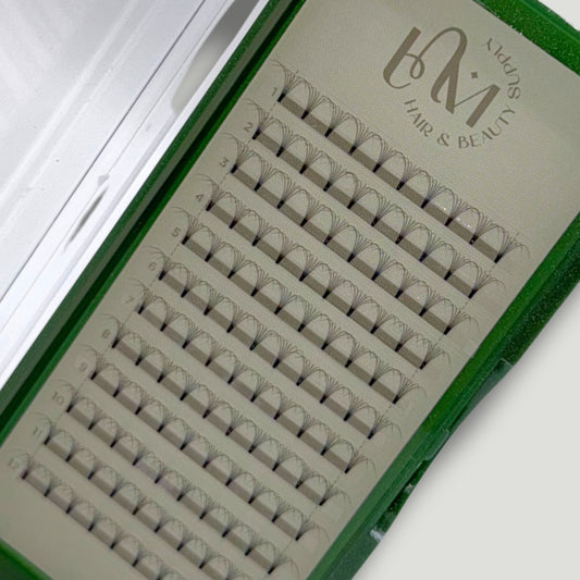 LNM Professional Premade Volume Lash Fans 0.07 D Curl – 10mm