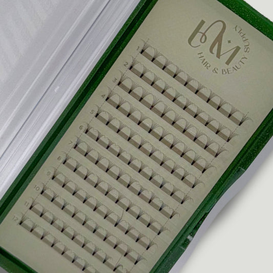 LNM Professional Premade Volume Lash Fans 0.07 D Curl – 8mm