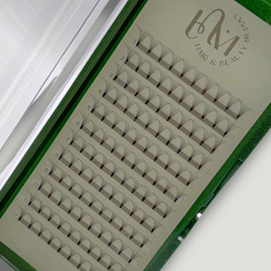 LNM Professional Premade Volume Lash Fans 0.07 D Curl – 9mm