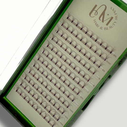 LNM Professional Premade Volume Lash Fans 0.07 D Curl – Mix