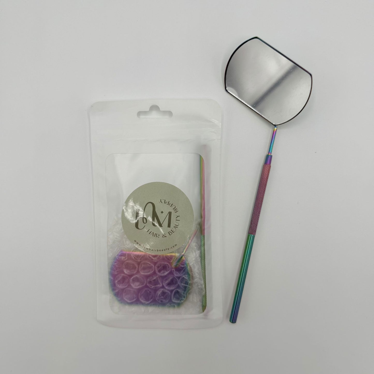 Rainbow Lash Mirror – Large Angled Eyelash Extension Tool