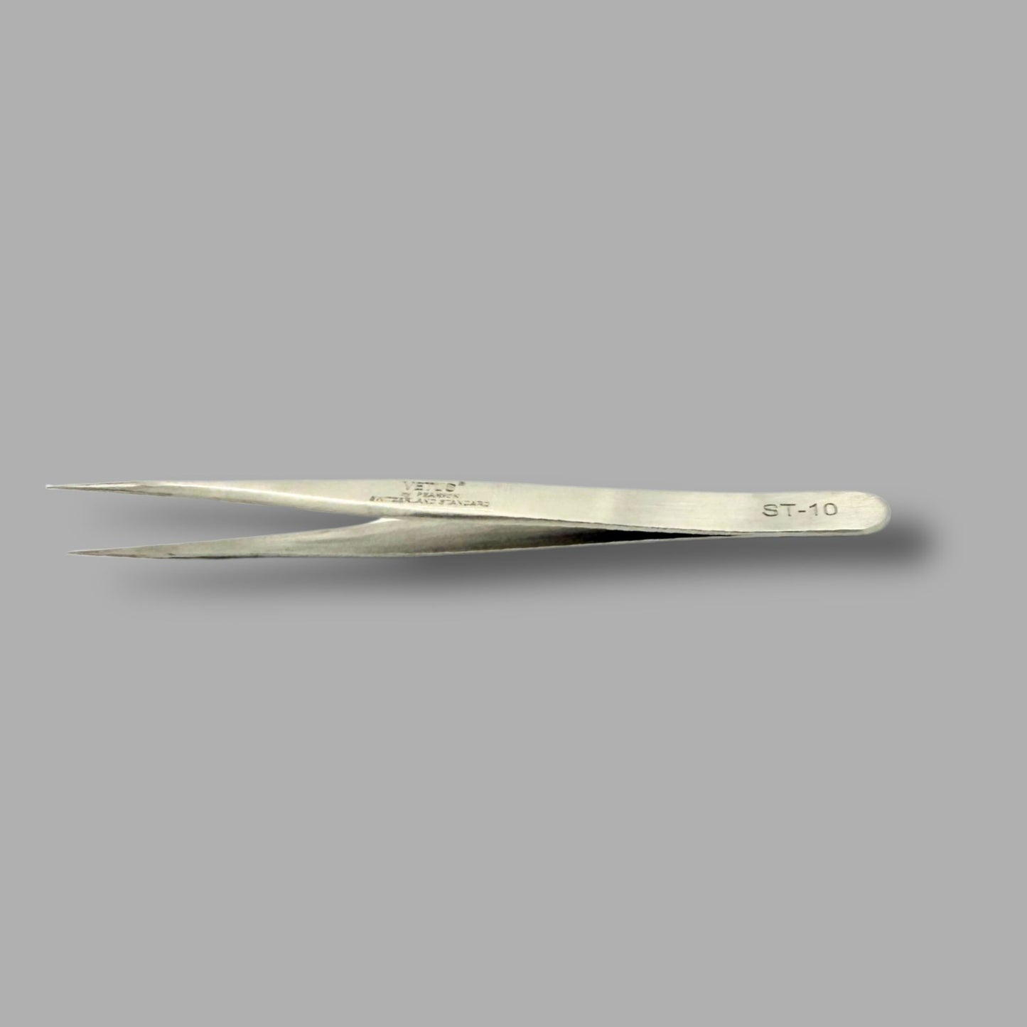 02-Straight Lash Tweezer – Precision Stainless Steel Tool for Eyelash Extensions