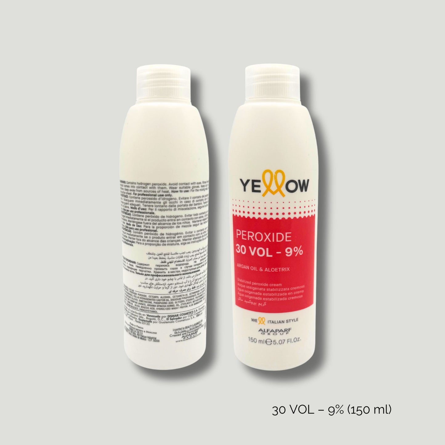 Yellow Peroxide Cream – Stabilized Oxidizing Emulsion with Argan Oil & Aloetrix