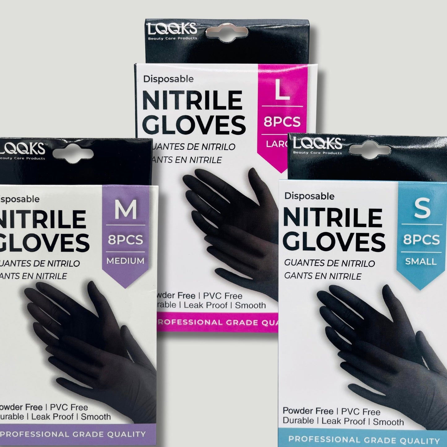 Disposable Nitrile Gloves – 8 PCS