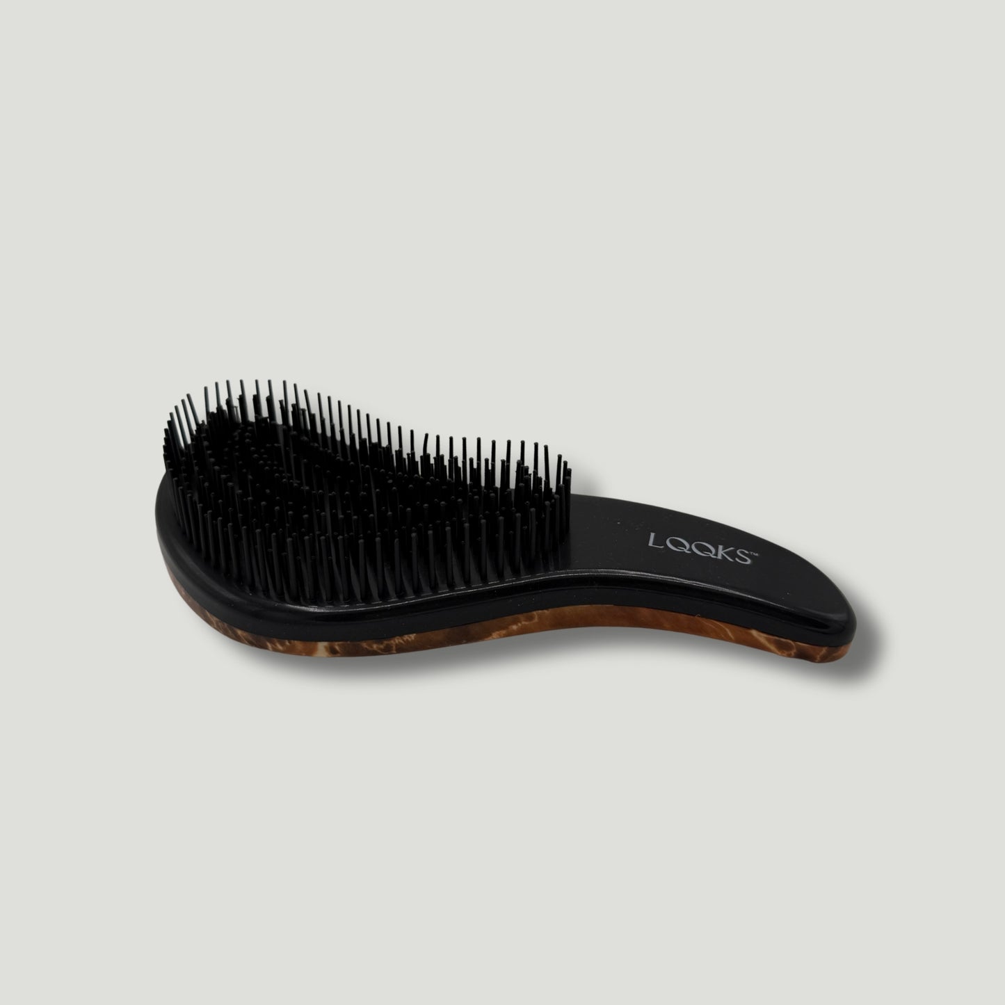 LQQKS Wet & Dry Detangling Brush – Caramel Marble Finish