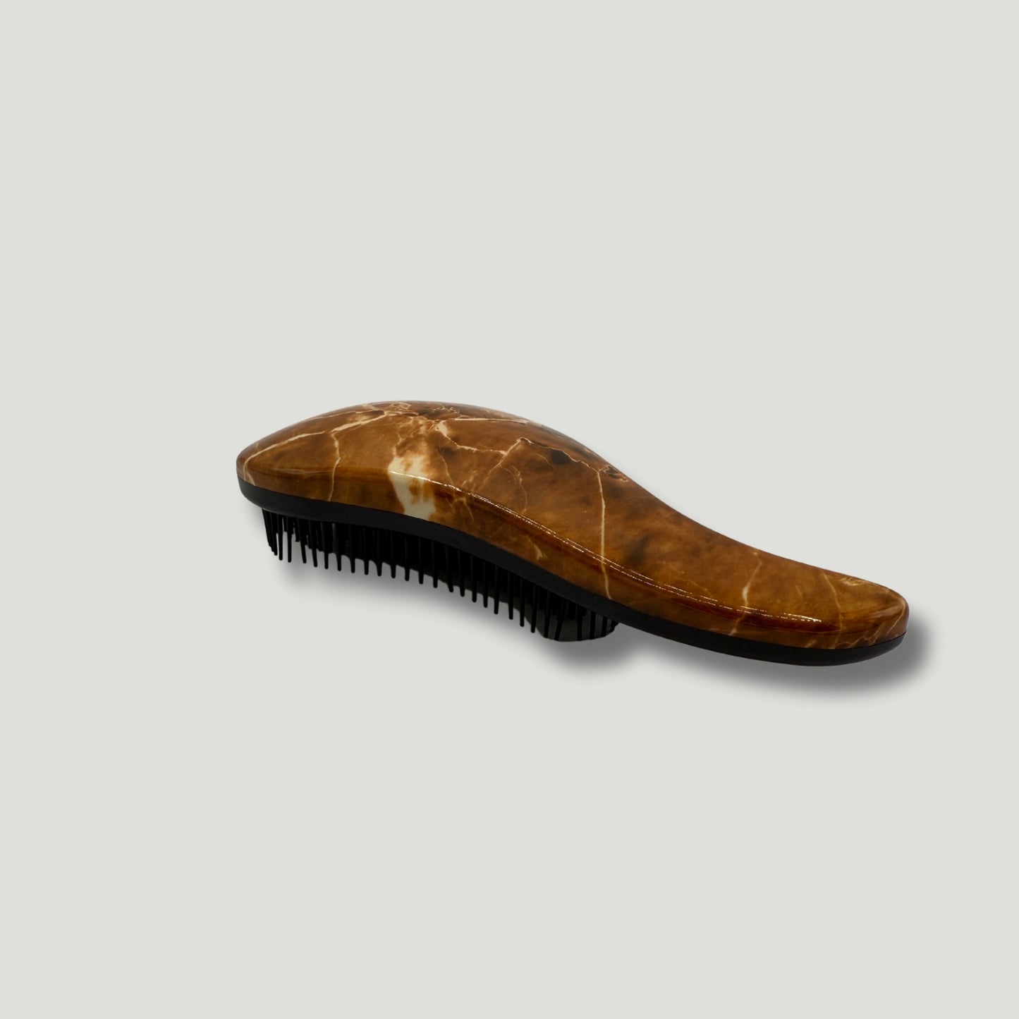 LQQKS Wet & Dry Detangling Brush – Caramel Marble Finish