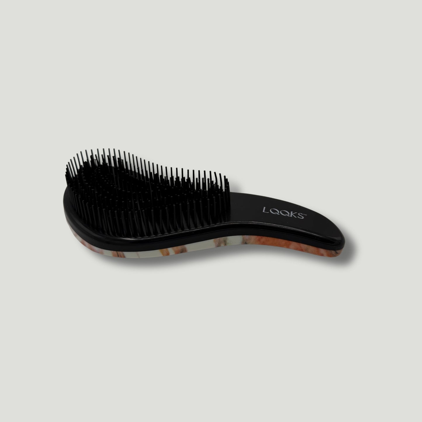 LQQKS Wet & Dry Detangling Brush – Sunset Marble Finish