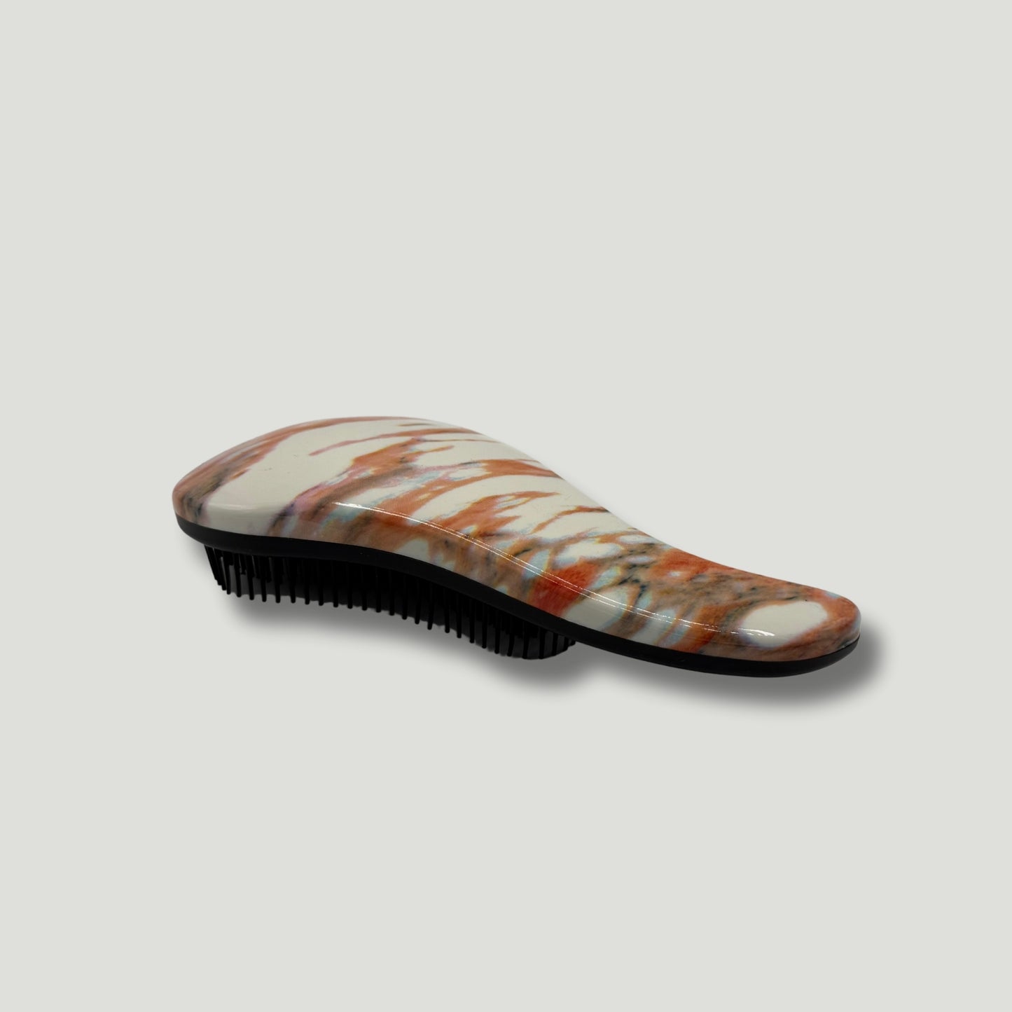 LQQKS Wet & Dry Detangling Brush – Sunset Marble Finish