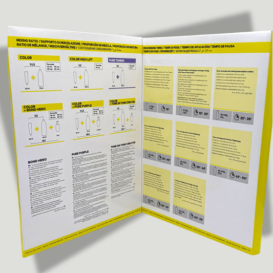 Yellow Professional – Hair Color Chart