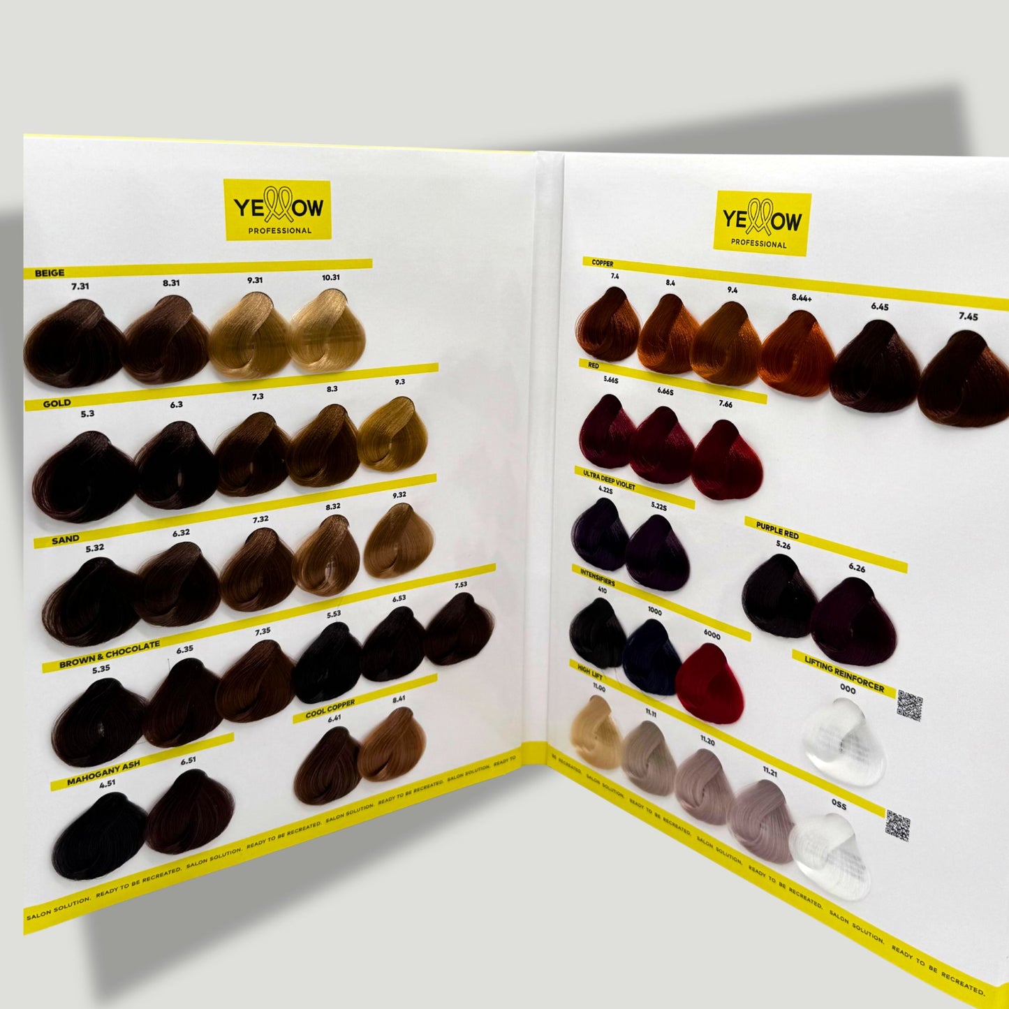 Yellow Professional – Hair Color Chart