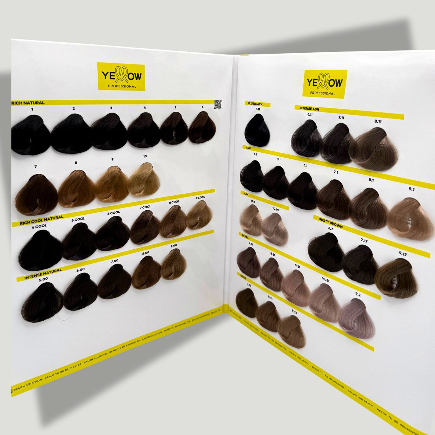 Yellow Professional – Hair Color Chart