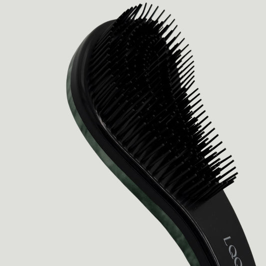 LQQKS Wet & Dry Detangling Brush – Green Marble Finish