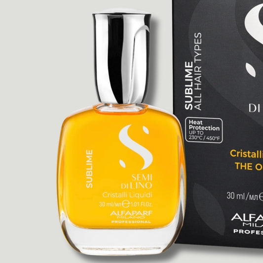 Semi di Lino Cristalli Liquidi 30ml – Shine & Heat Protection Serum